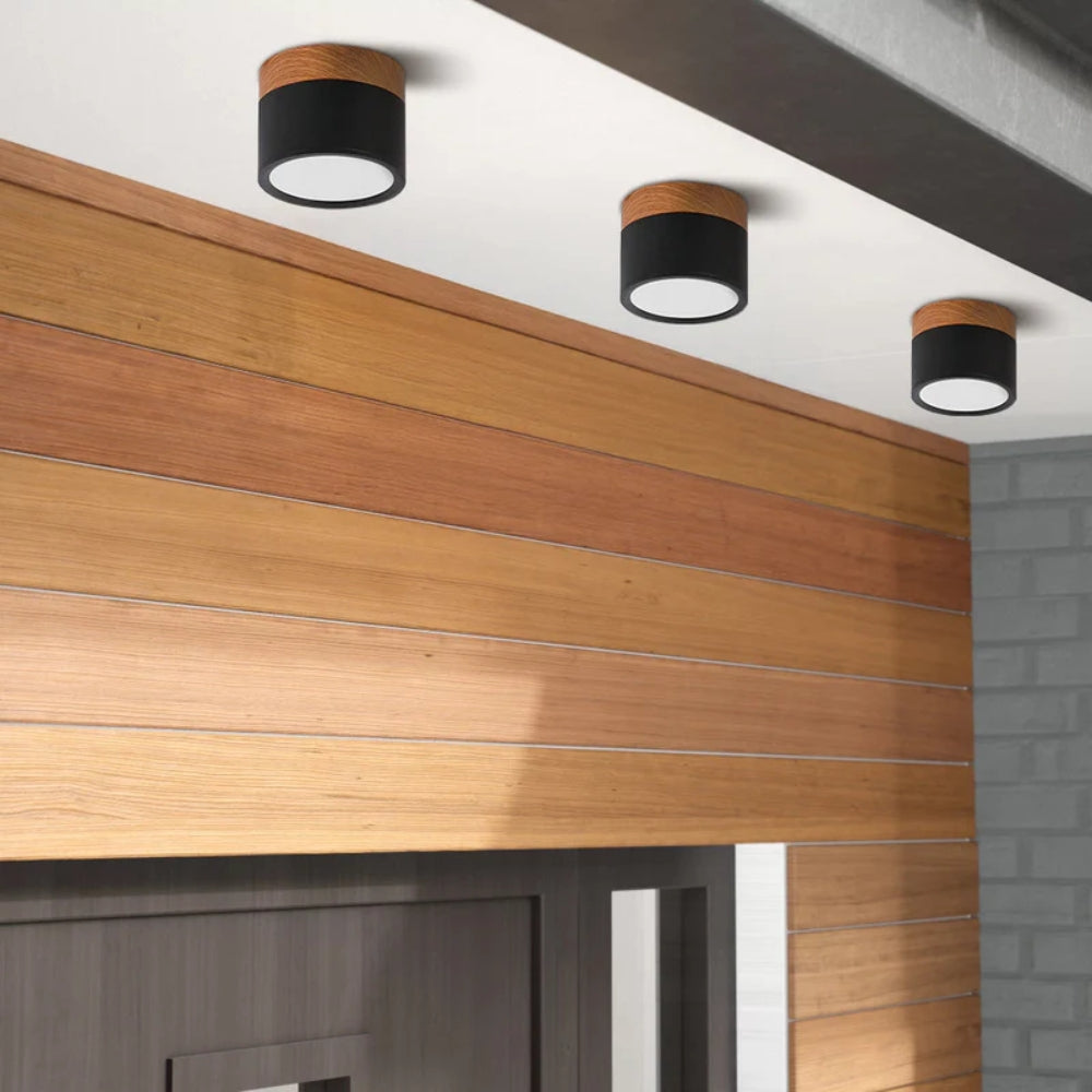 Moderne Cylinderformet LED Loftlampe – Kompakt & Stilfuldt Design
