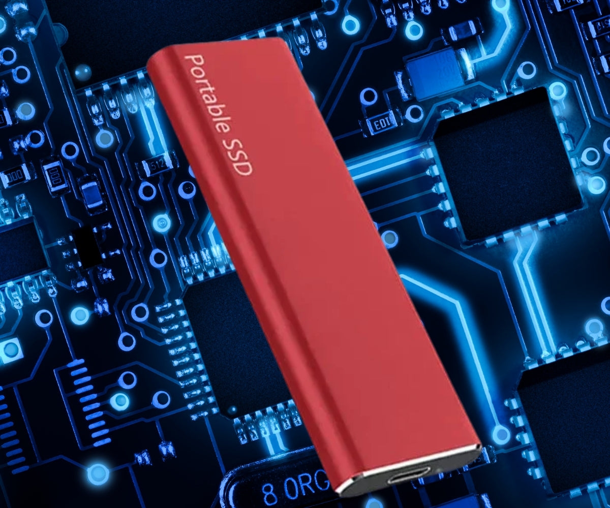 Bærbar SSD Ekstern Lager – Kompakt USB-drev til Laptop & PC