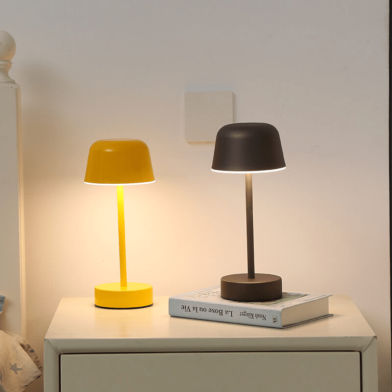 Trådløs Bauhaus Bordlampe Minimalistisk og Stilfuld