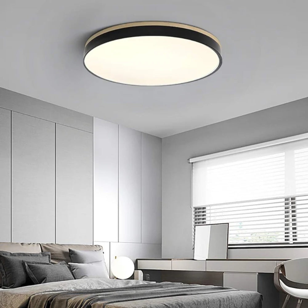 Moderne LED Loftlampe – Minimalistisk Rundt Design