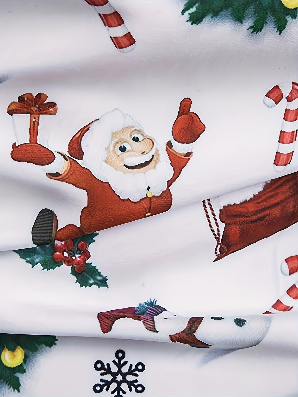 Herre Jule Skjorte – Lange Ærmer Festlig Xmas Skjorte