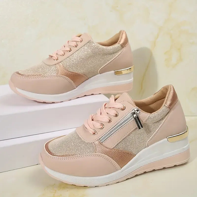 Stilfulde Dame Sneakers med Komfort og Klasse