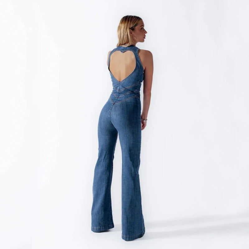 Denim Jumpsuit Kvinder - Stilfuld og Komfortabel