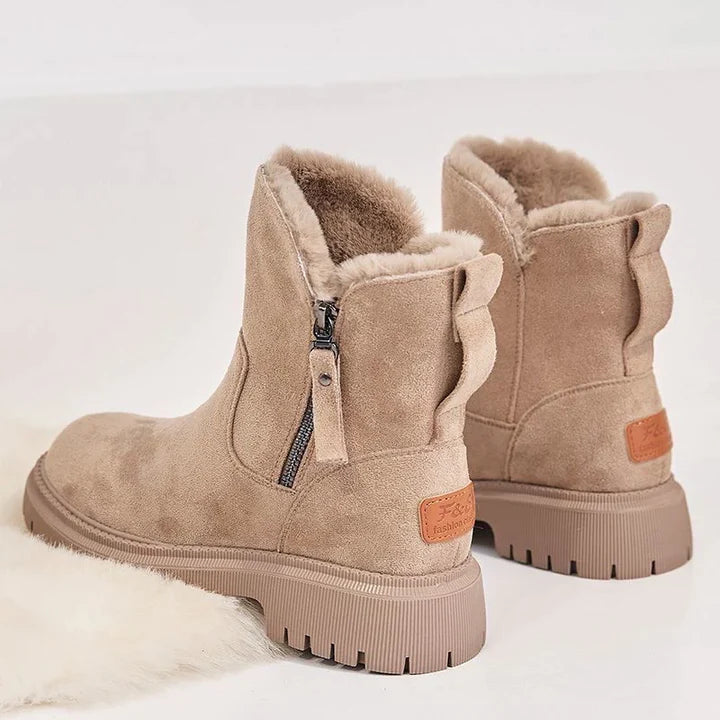 Ladies' winter boots – warm ankle boots with soft lining