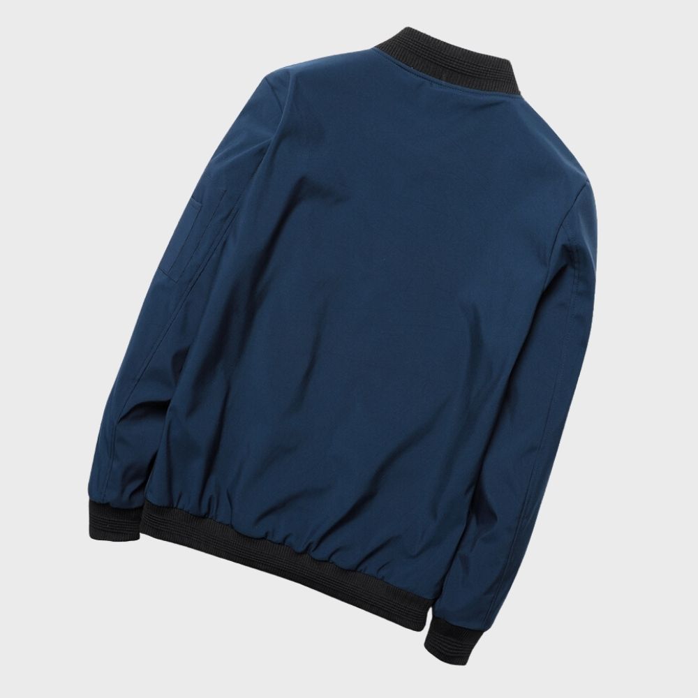 Let bomberjakke til foråret til mænd