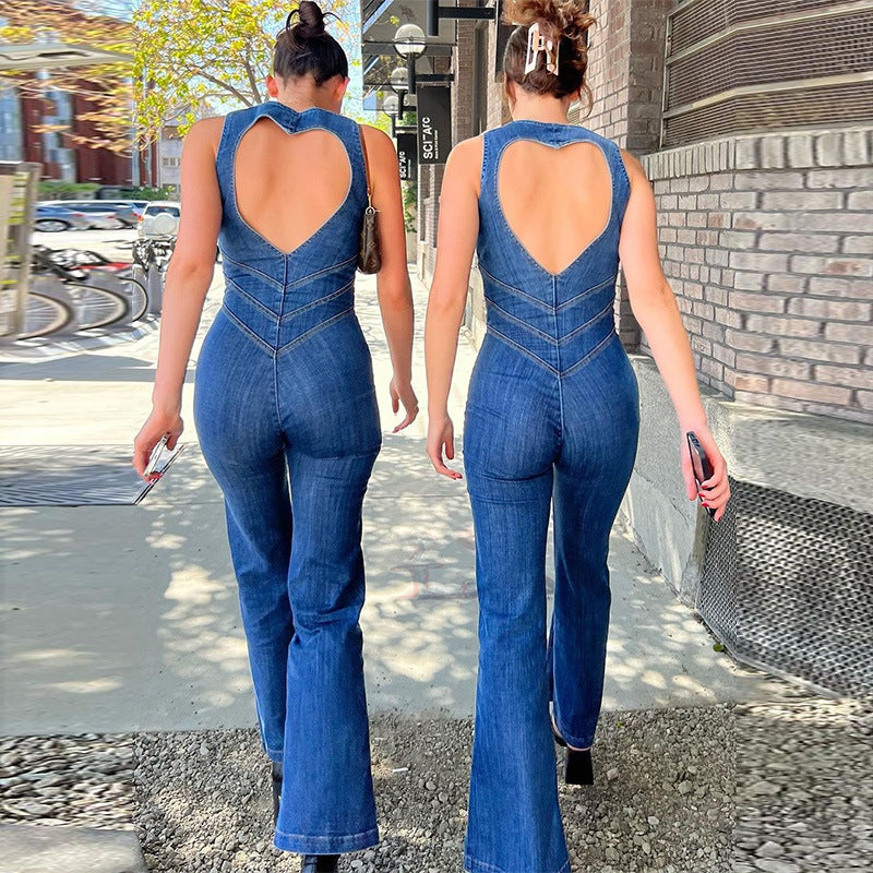 Denim Jumpsuit Kvinder - Stilfuld og Komfortabel