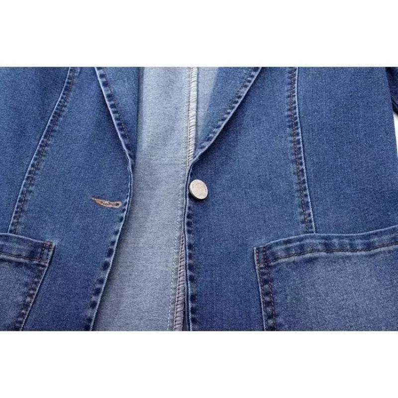 Urban Edge - Jeansvest til kvinder