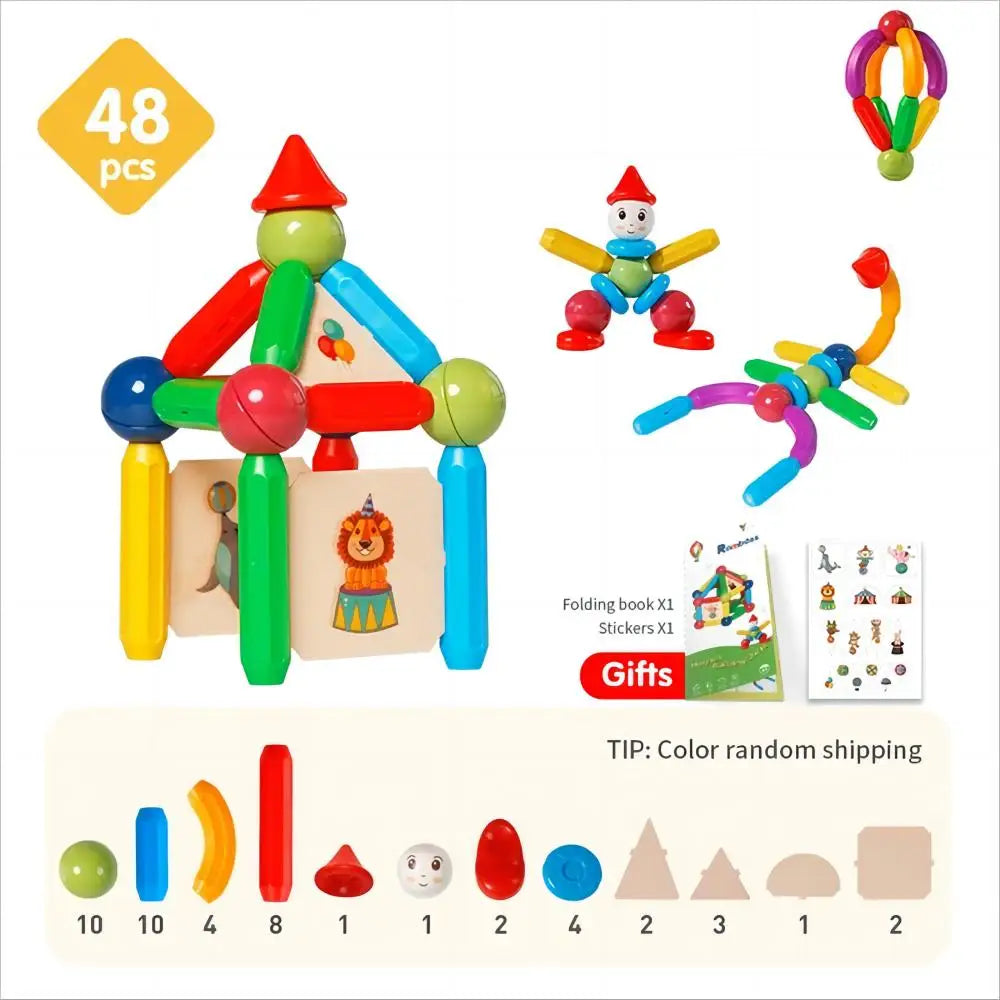 Magnetic Building Set for Children – Creative Educational Toy
