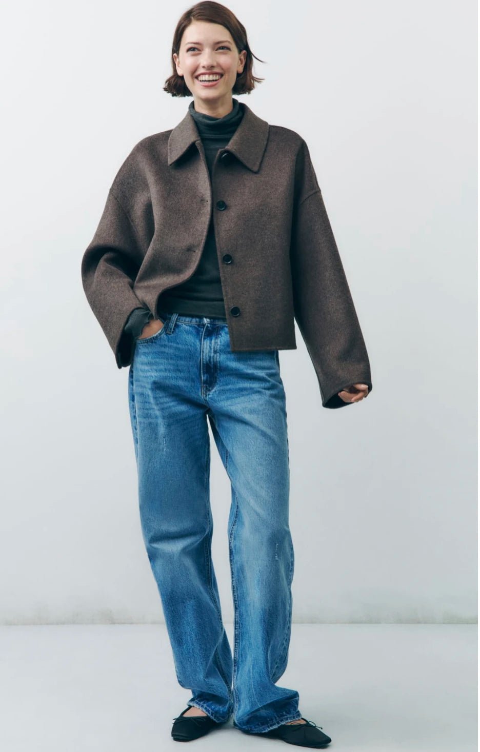 Thick Oversized Women's Coat for Cold Days