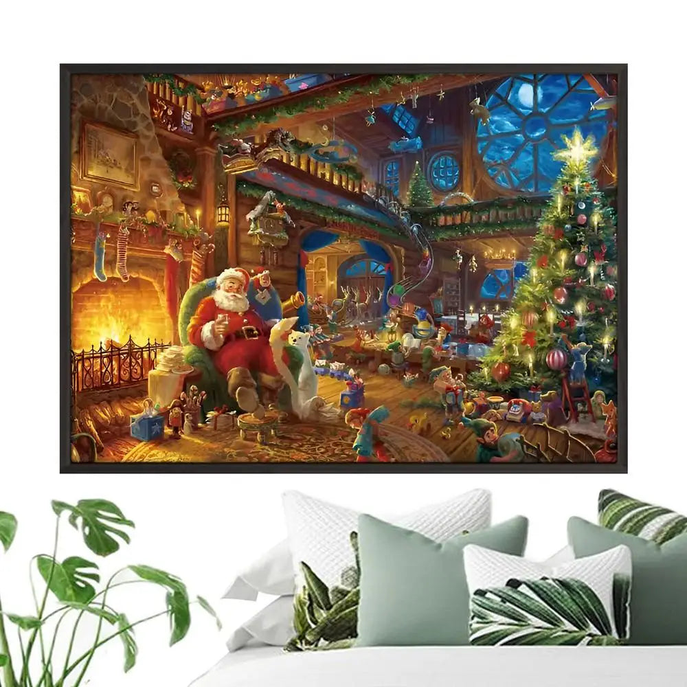 Christmas Puzzle Advent Calendar – 1008 Pieces Winter Village Edition