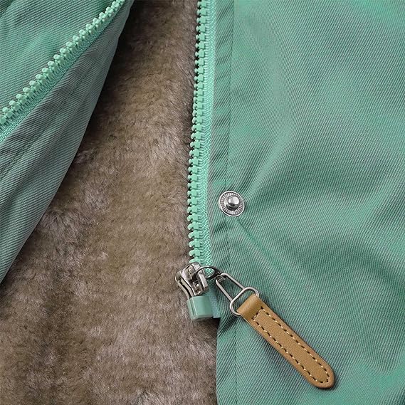 Women's winter jacket – Warm parka with fleece lining and hood