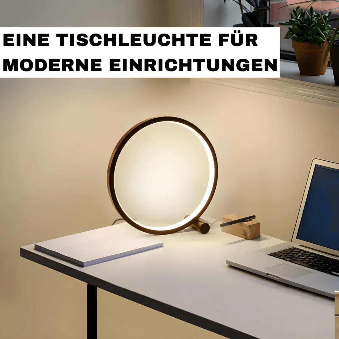 Moderne bordlampe med touch-funktionalitet og energieffektivitet