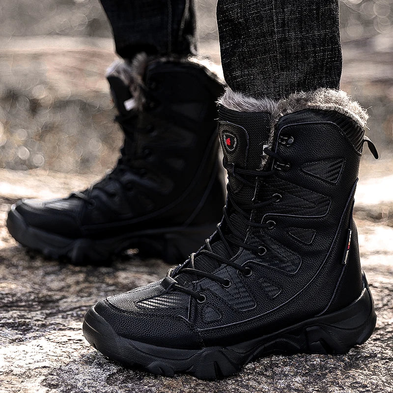 Men's High Winter Boots – Warm Comfortable Outdoor Snow Boots