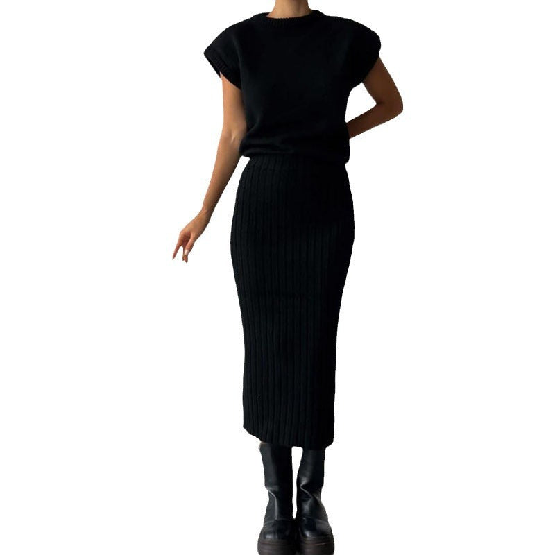 Elegant Lang Nederdel og Top Sæt til Damer