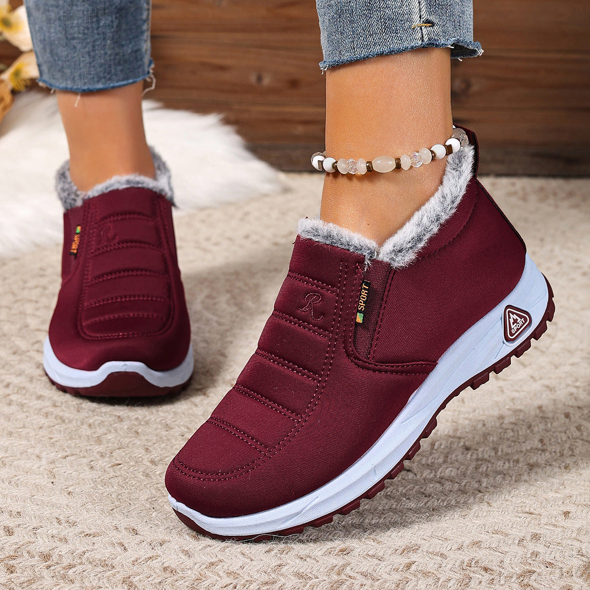 Dame varme vintersko – Komfortabelt og foret design