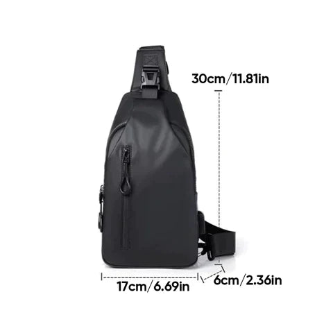 Vandtæt tyverisikret crossbody taske – Sikker og stilfuld design