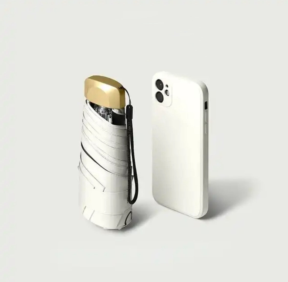 Mini Paraply til Rejsen - Kompakt, Vindbestandig, UV-Beskyttelse