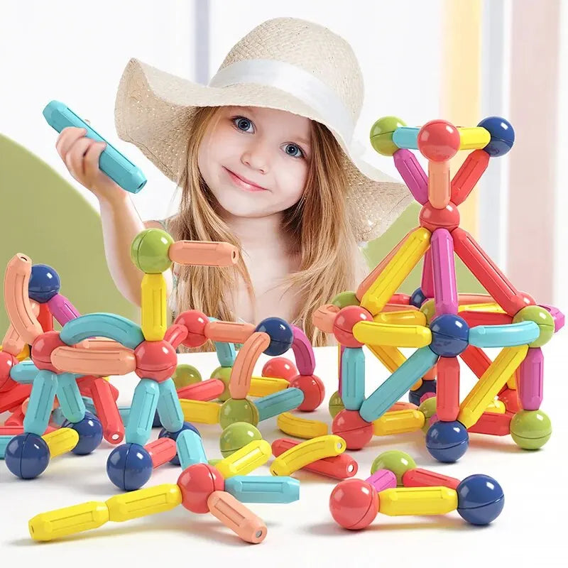 Magnetic Building Blocks Set – Creative Toys for Children