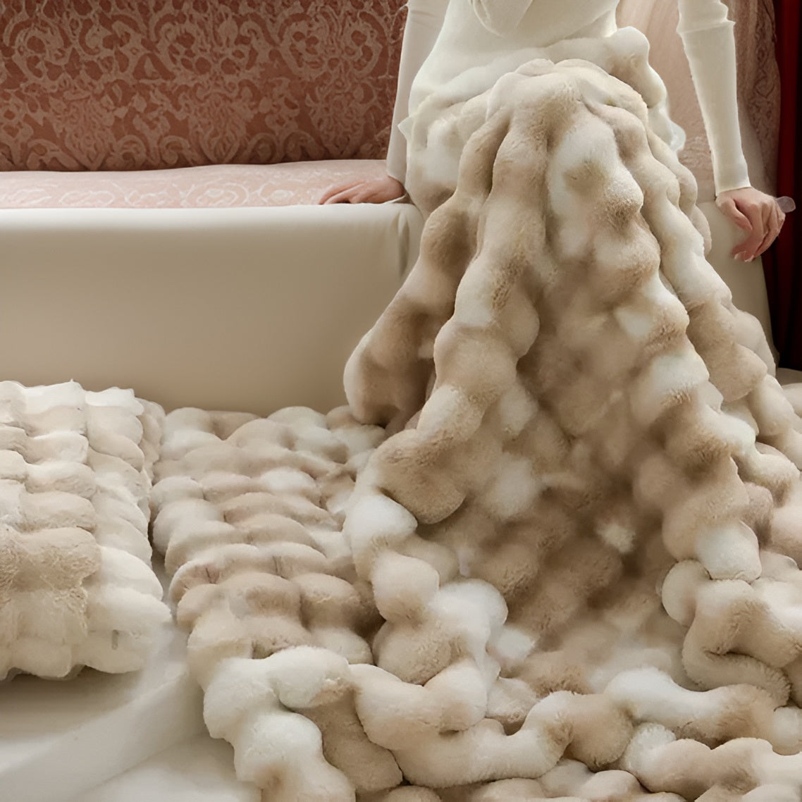 Luksuriøst blødt plaid – Varmt og elegant tæppe for ultimativ komfort