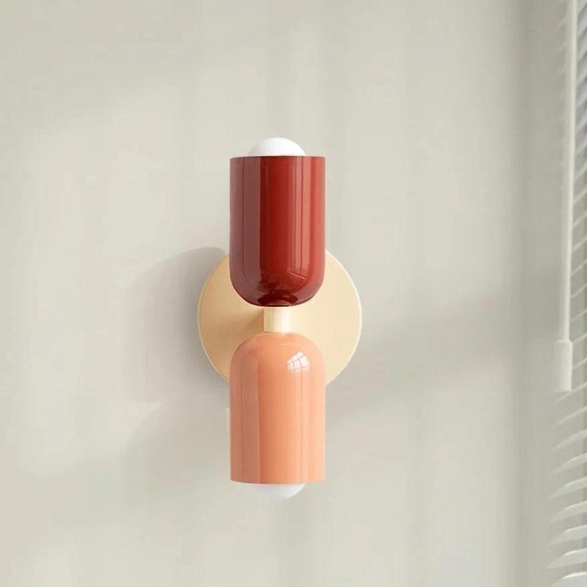 Dobbelt Væglampe i Skandinavisk Stil Glas