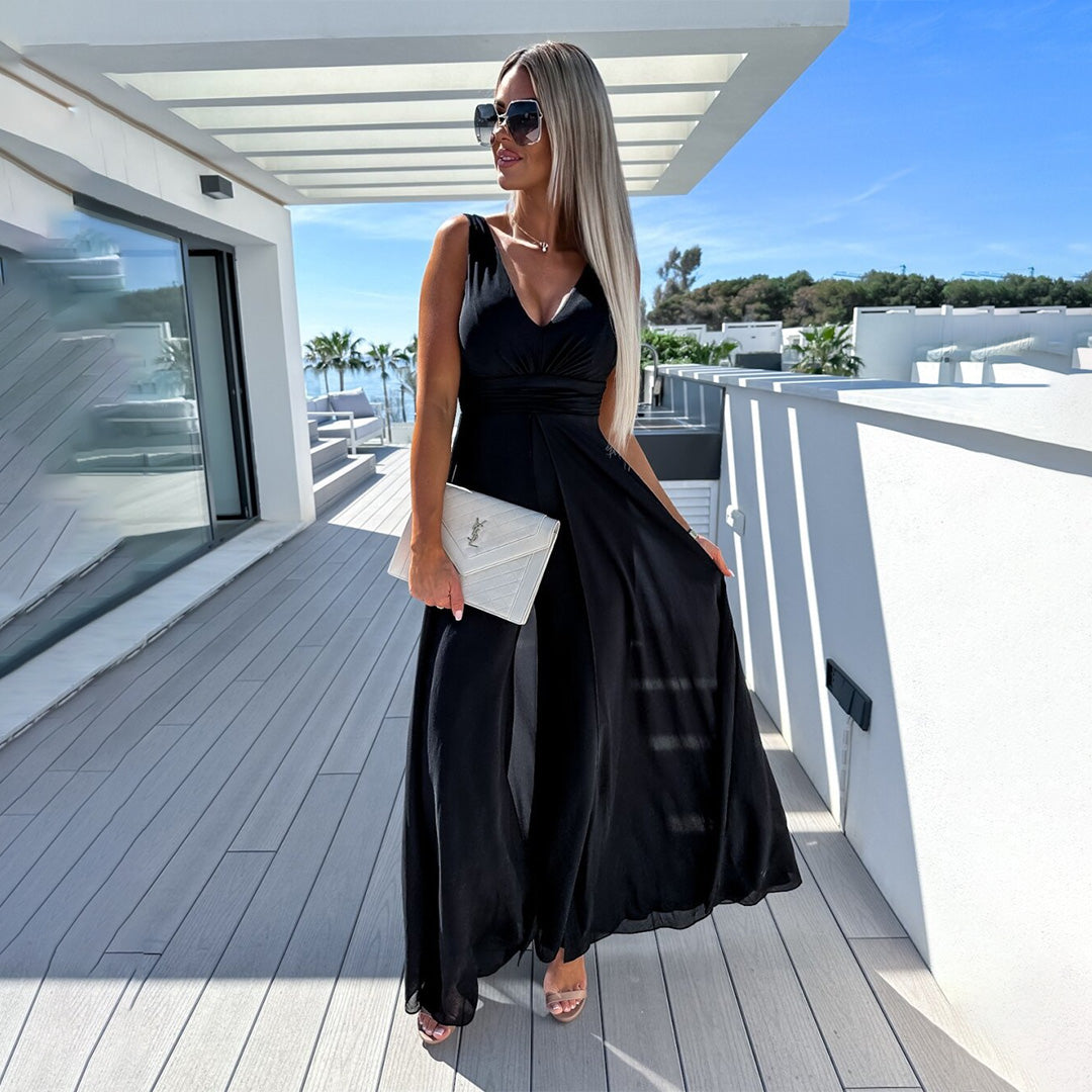 Elegant Luksus Jumpsuit til Festlige Anledninger