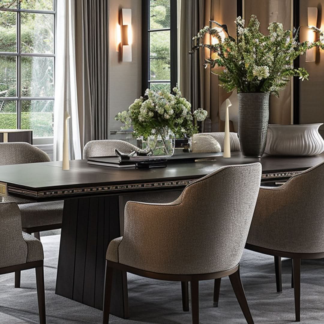 Minimalistische LED Tischlampe – Modernes Kabelloses Designlampe