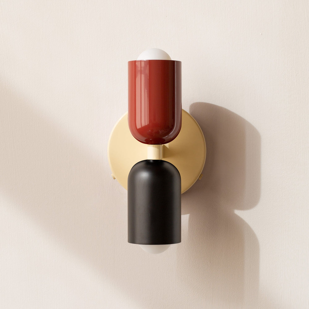 Nordisk Energibesparende LED Væglampe med To Hoveder i Rustfrit Stål