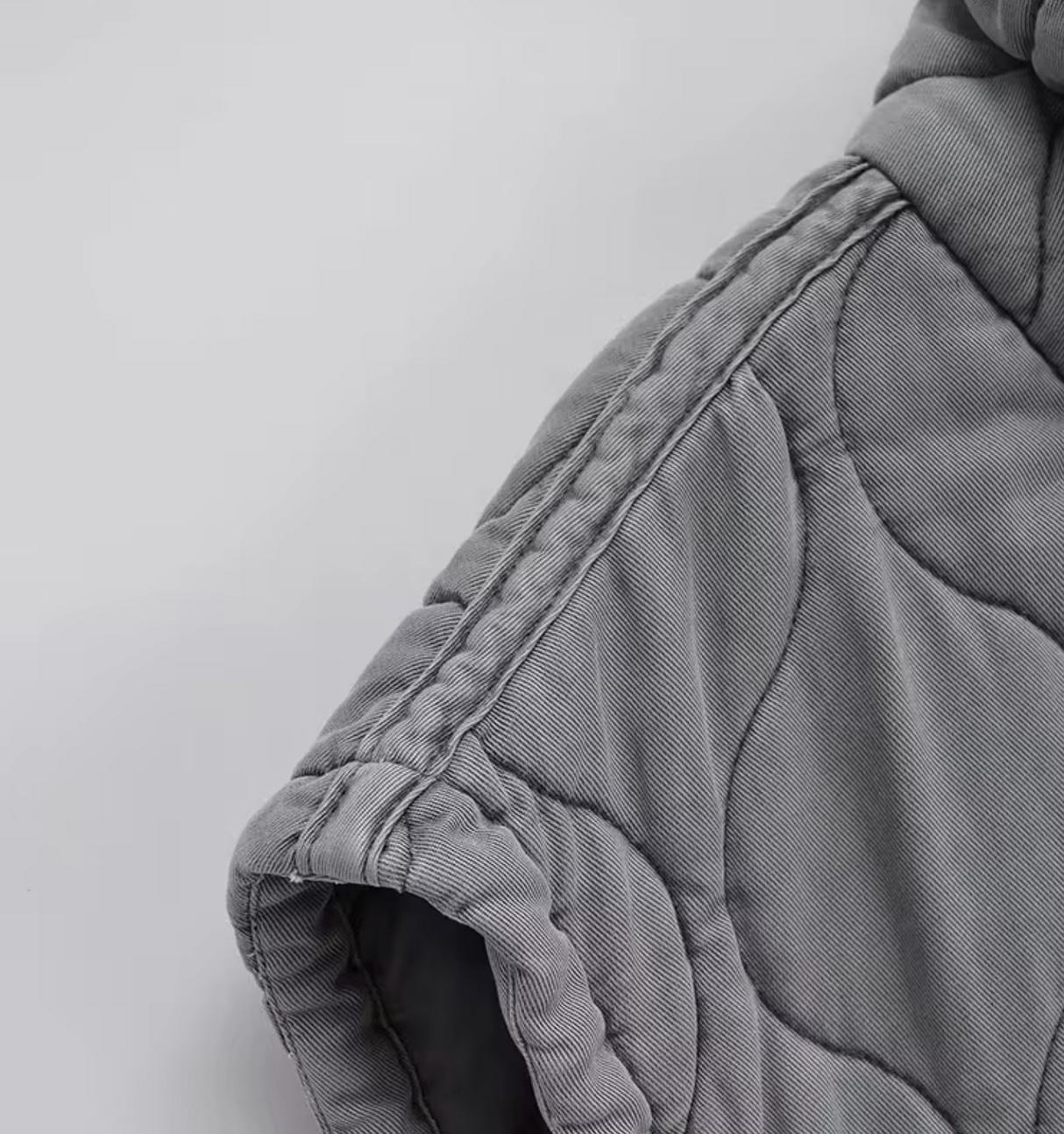 Ærmeløs Damevest i Bomuld med Ståkrave