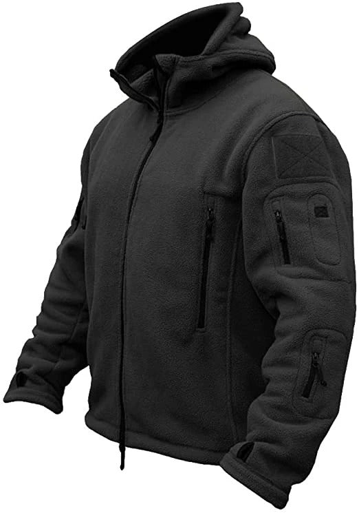 Herre Tactical Hoodie Jakke – Komfortabel Outdoor Jakke med Hætte