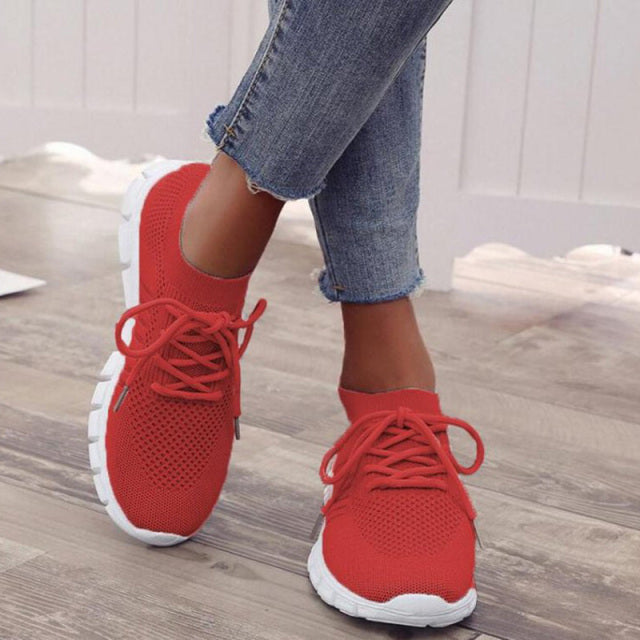 Trendy Dame Sneakers med Ergonomisk Fodseng og Moderne Design