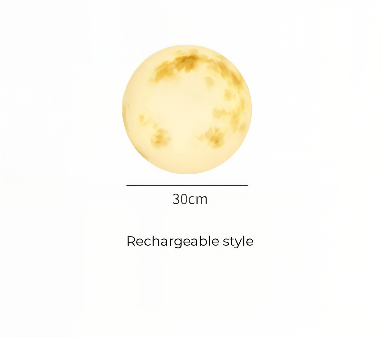 Atmospheric moon lamp for outdoor use – Decorative garden lighting