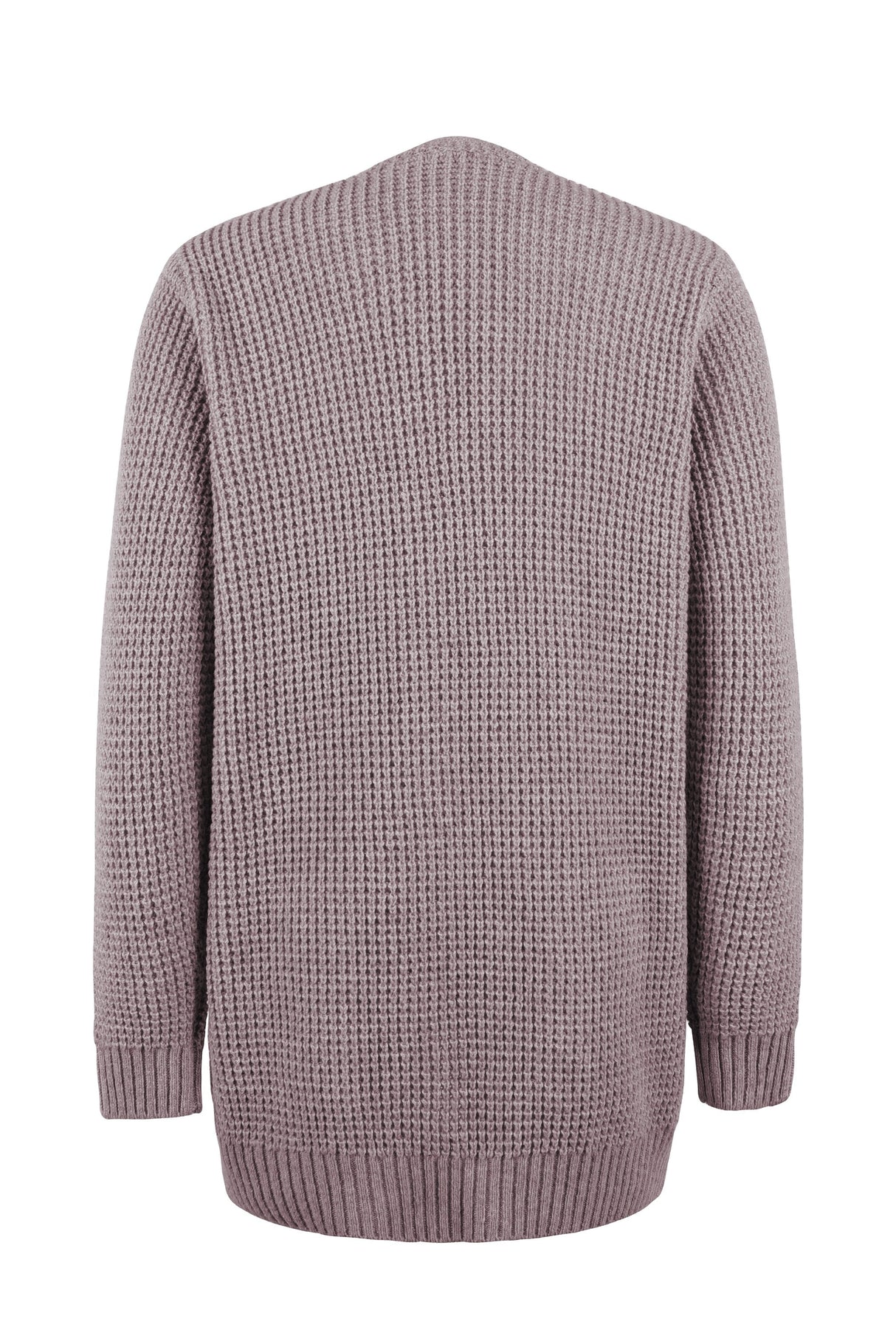 Klassisk V-hals Strikjakke - Komfortabel og Stilfuld