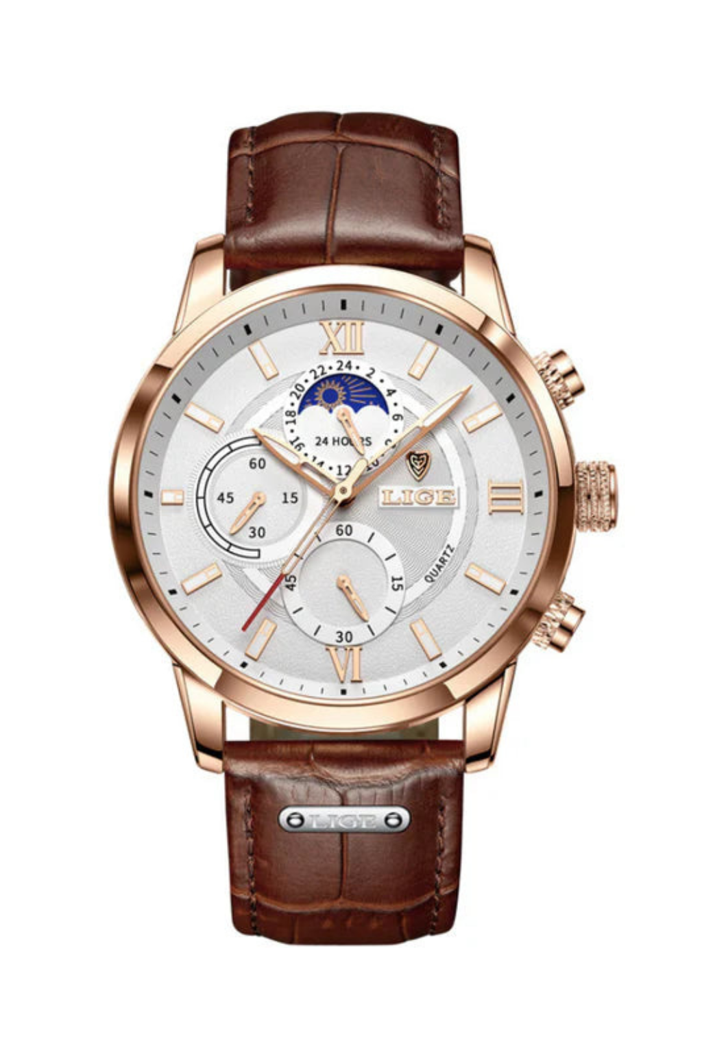 Luksus Vandtæt Ur med Kvartsbevægelse