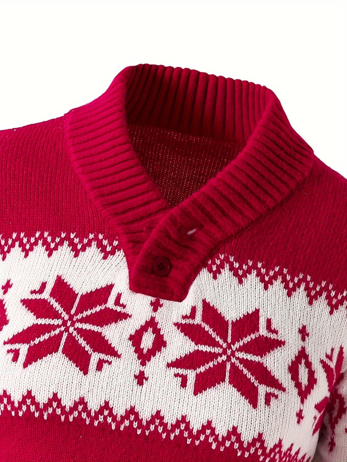 Herre vintertrøje med norsk mønster – varm jule- og vinter sweater