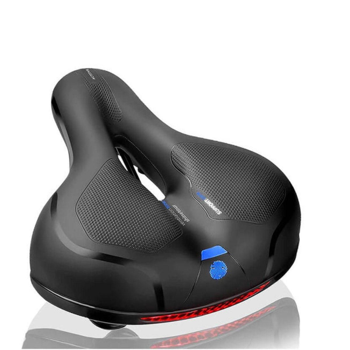 Åndbart cykelsadel for komfort og sikkerhed