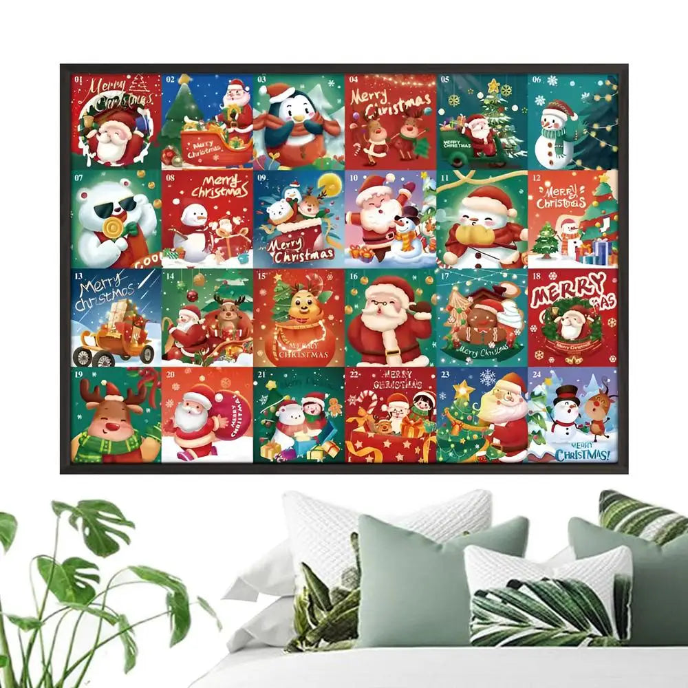 Christmas Puzzle Advent Calendar – 1008 Pieces Winter Village Edition
