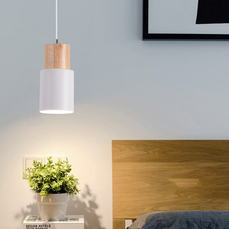 Cylinder Aluminium 1-światło LED Lampa wisząca Nowoczesny design