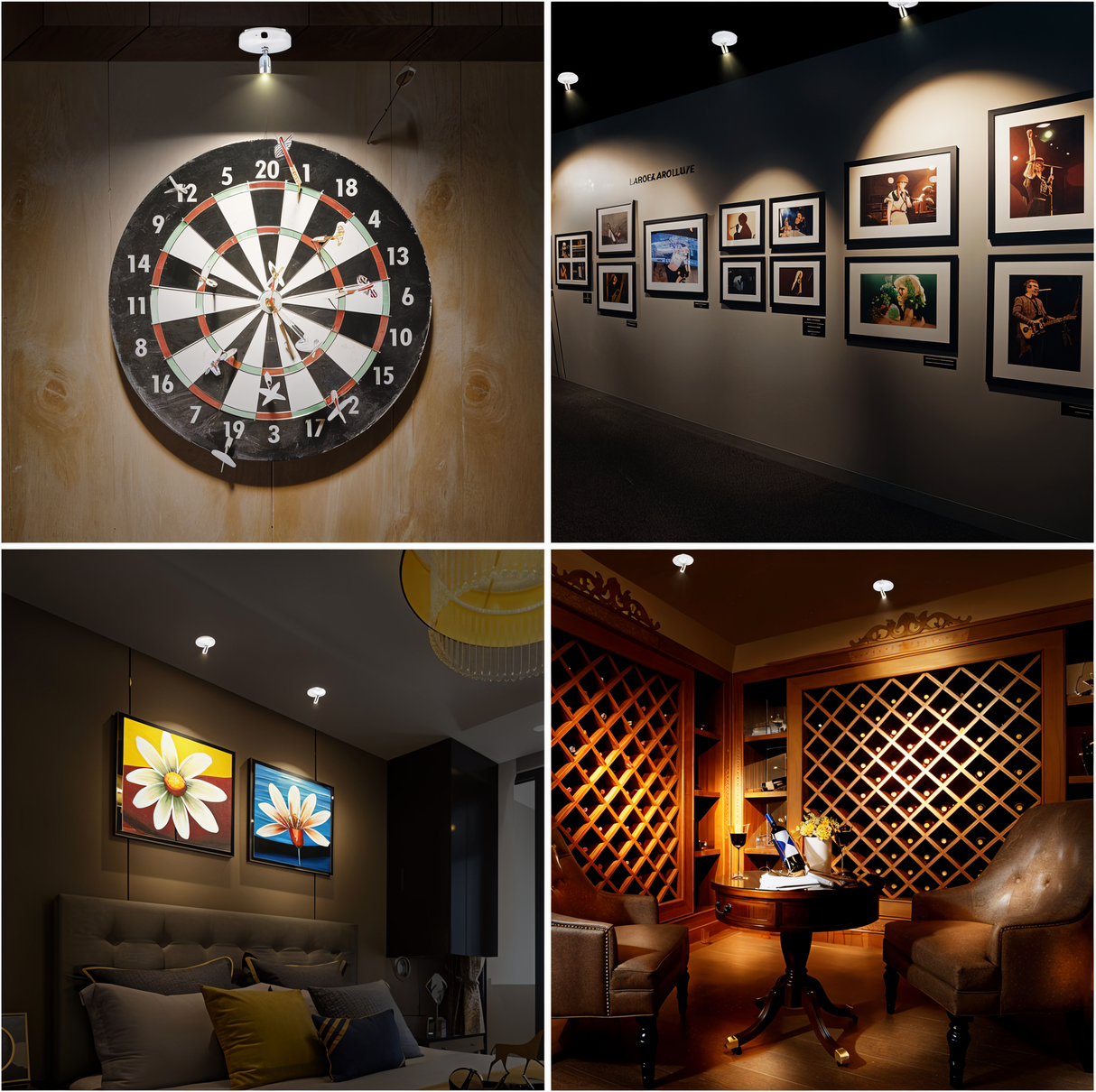 Atmospheric plant lamp – Decorative accent lighting for indoor use