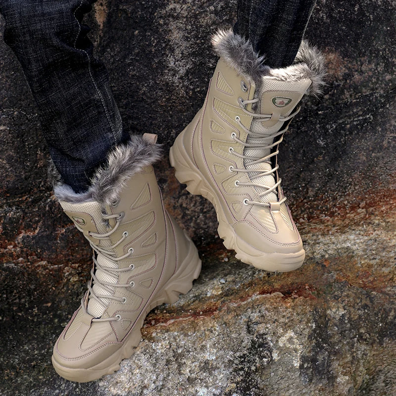 Men's High Winter Boots – Warm Comfortable Outdoor Snow Boots
