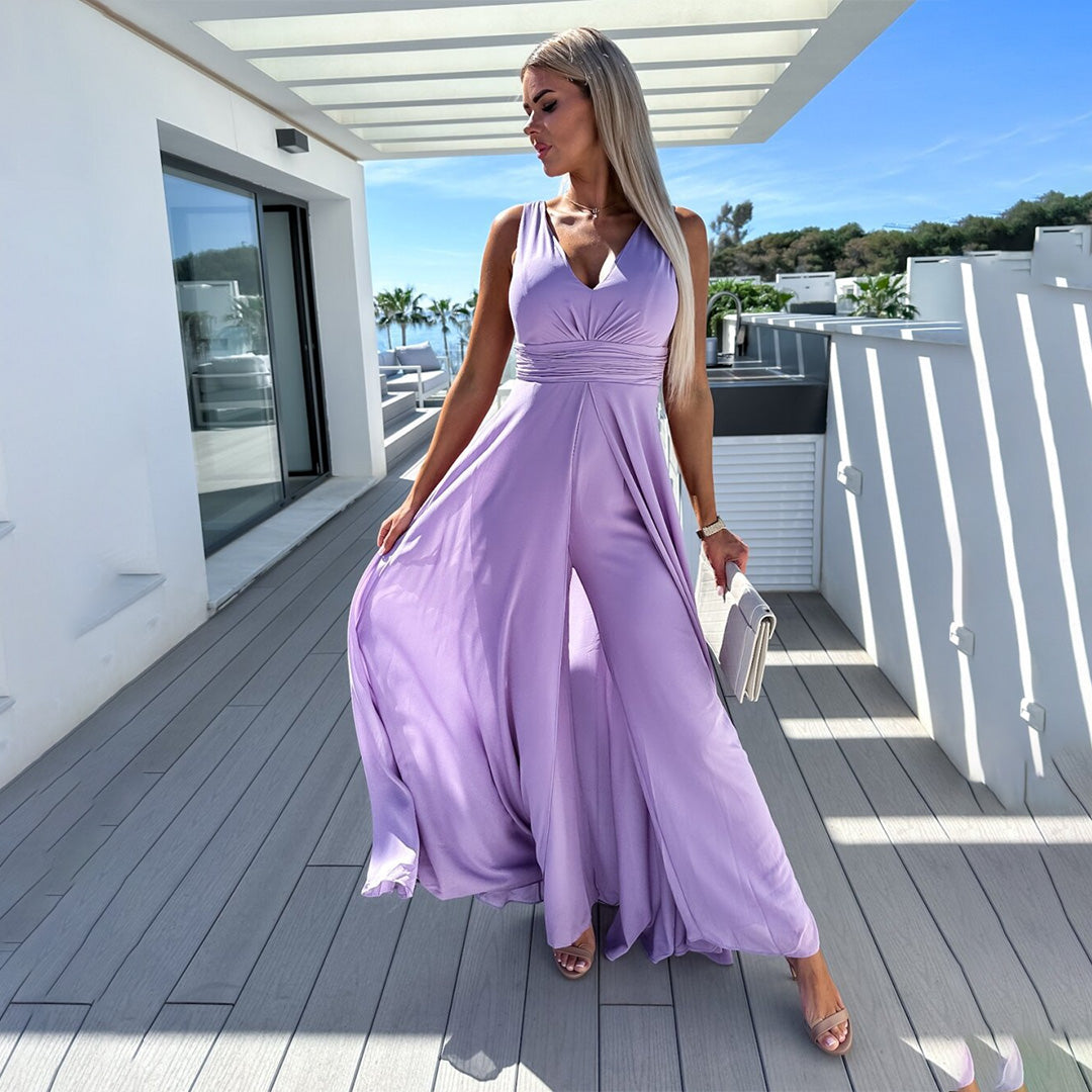 Elegant Luksus Jumpsuit til Festlige Anledninger