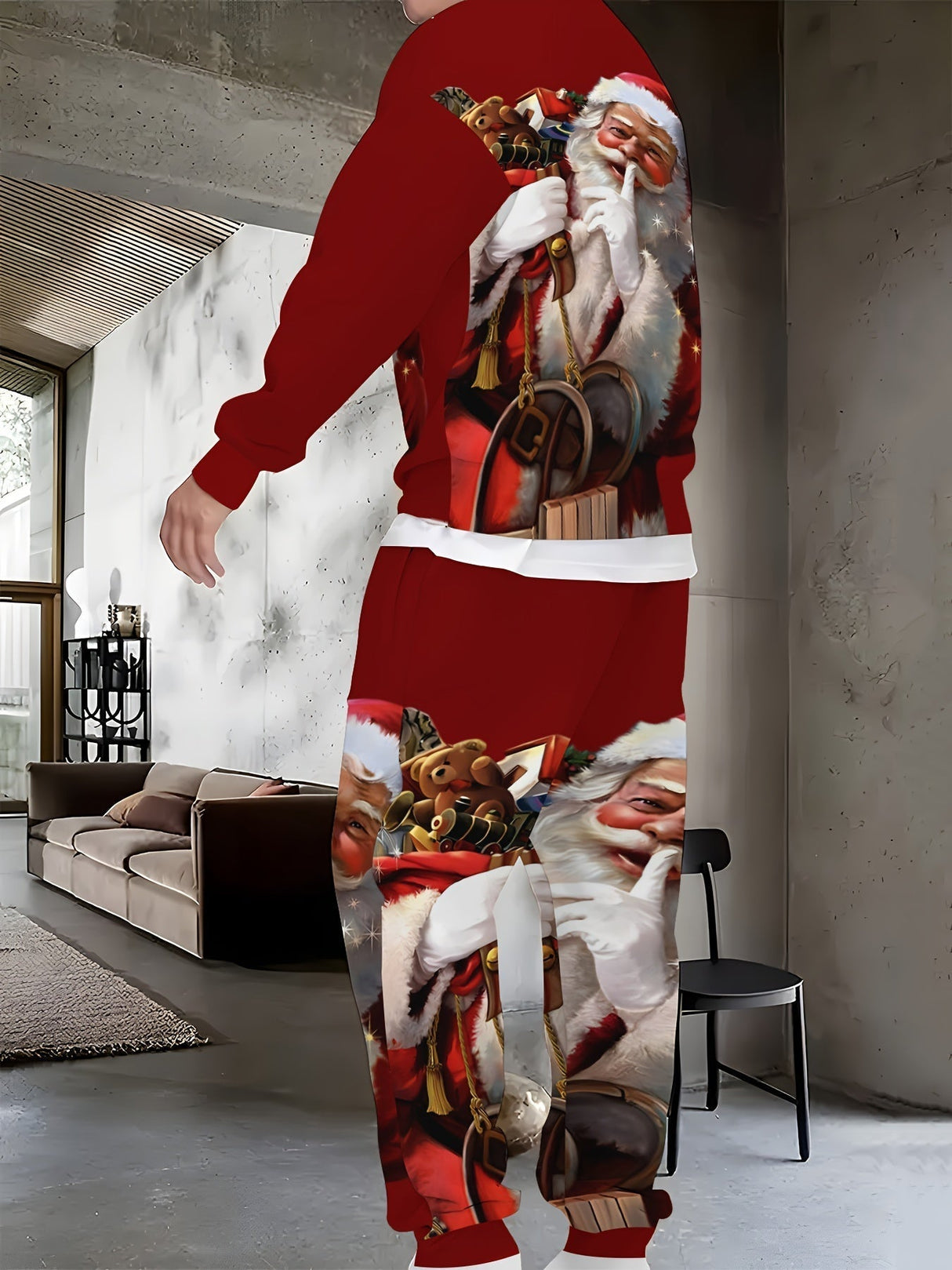 Unisex Jule Joggingdragt – Komfortabel Hoodie & Bukser Sæt