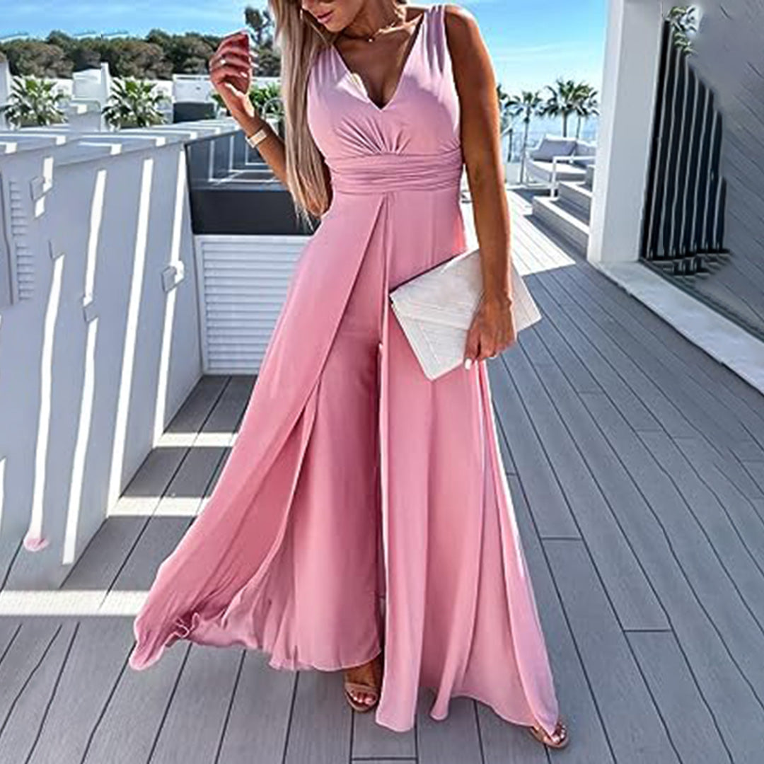 Elegant Luksus Jumpsuit til Festlige Anledninger