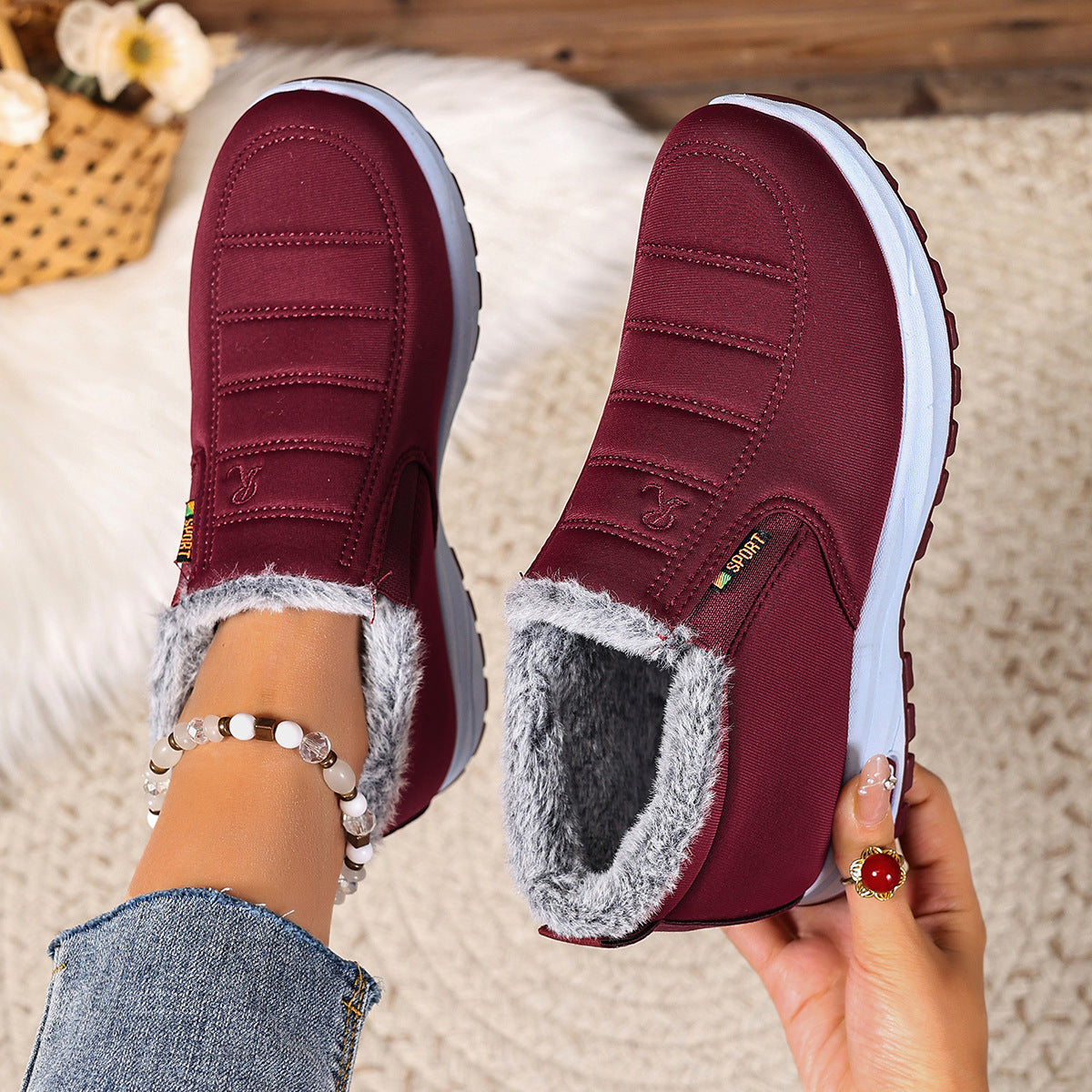 Dame varme vintersko – Komfortabelt og foret design