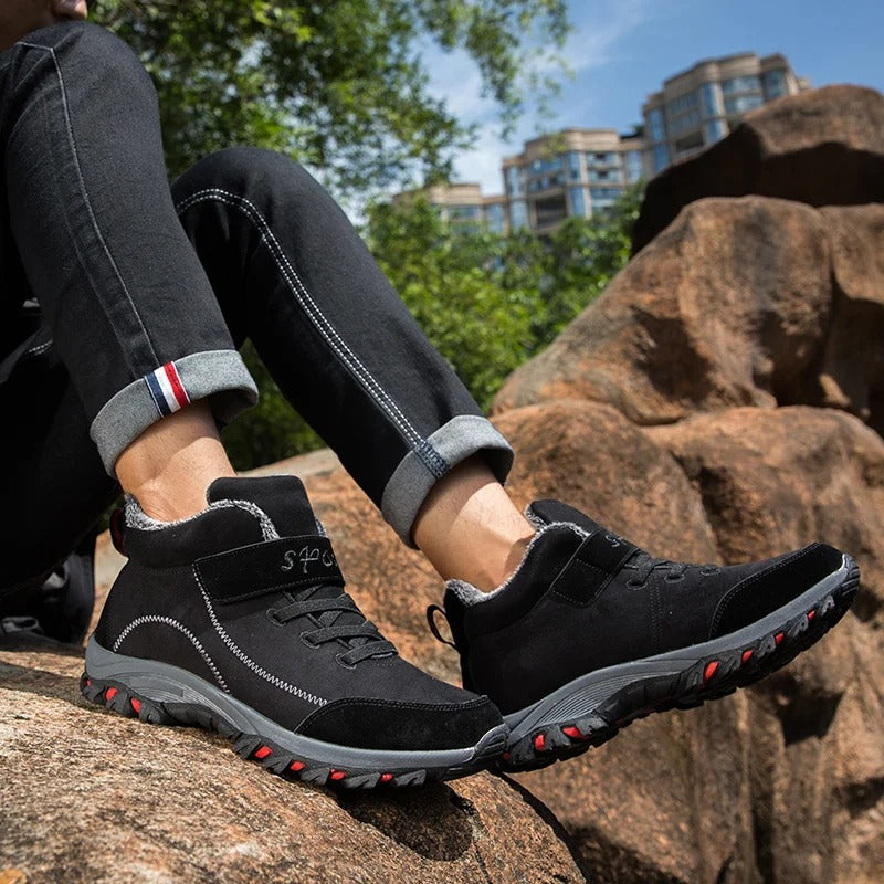 Herre vinterstøvler – varme komfortable outdoor ankelstøvler