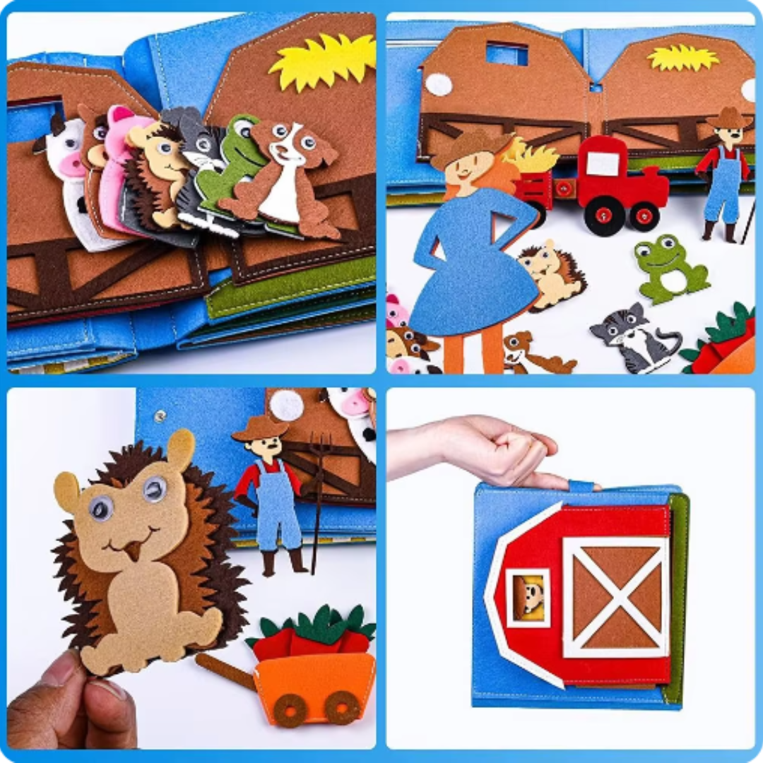 Interaktiv Bondegårds Eventyrbog for Børn