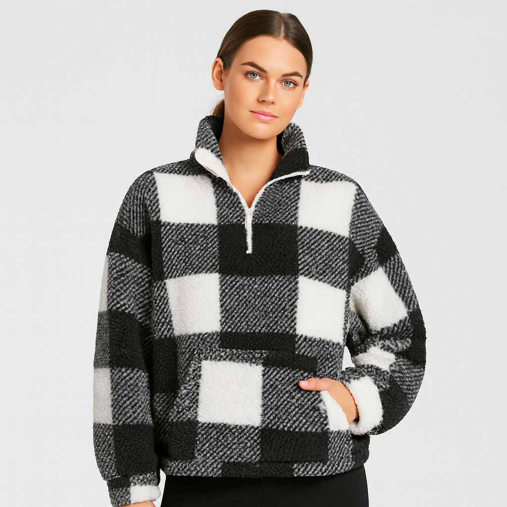 Dame Ternet Fleece Trøje – Blød, Varm & Komfortabelt Design