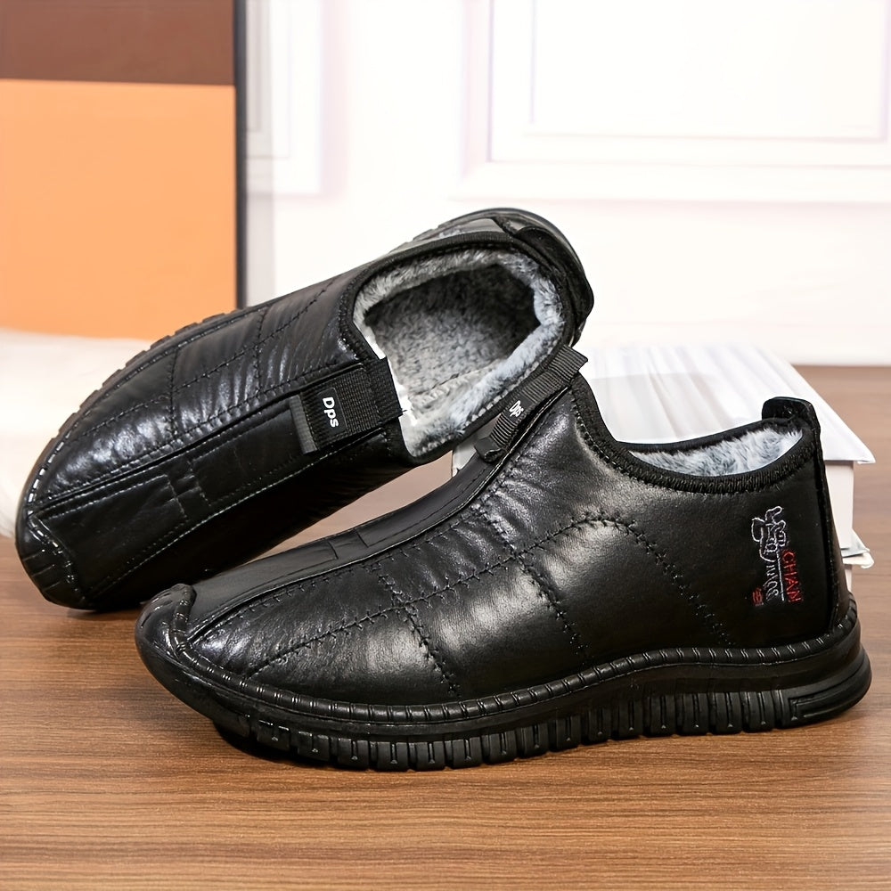 Herre Varme Vintersko – Forede Skridsikre Slip-ons