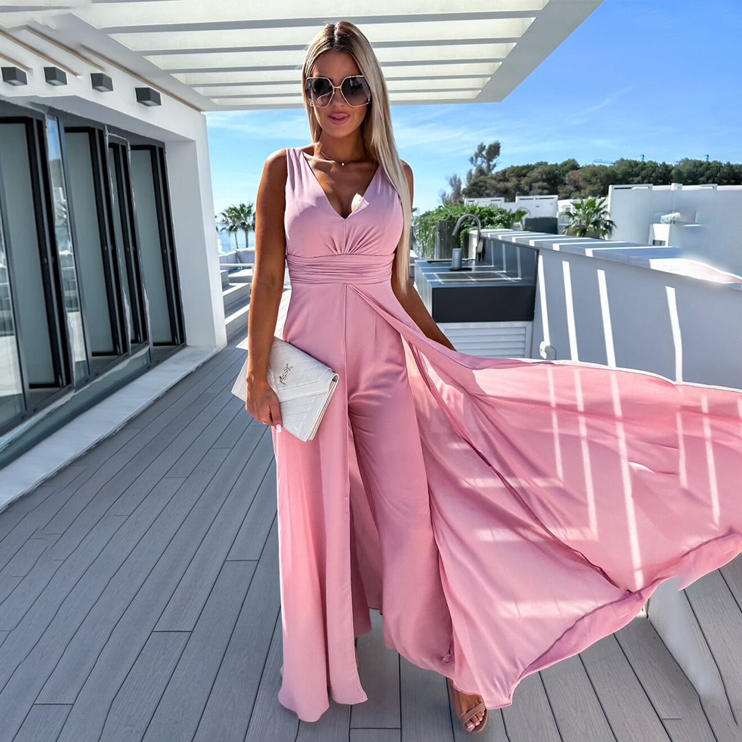 Elegant Luksus Jumpsuit til Festlige Anledninger