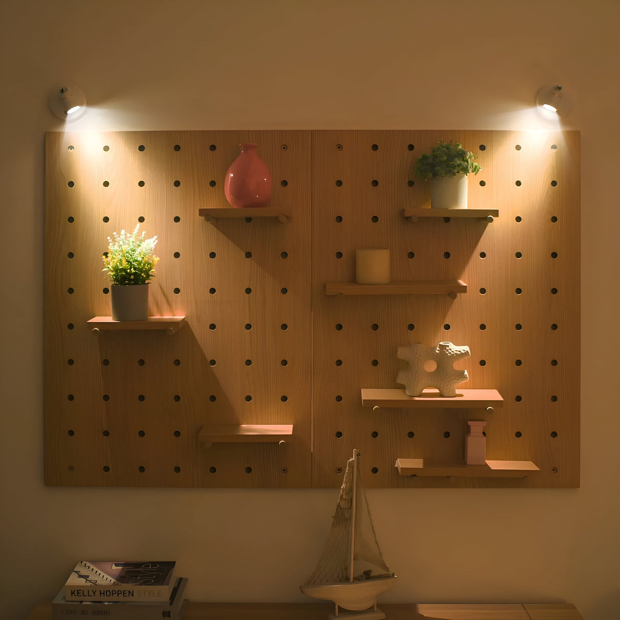 Atmospheric plant lamp – Decorative accent lighting for indoor use