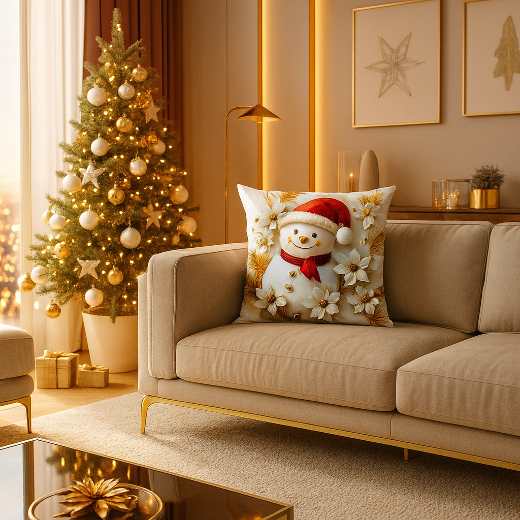 Jule Kissenbezug – Dekorativer Winterbezug mit festlichen Drucken